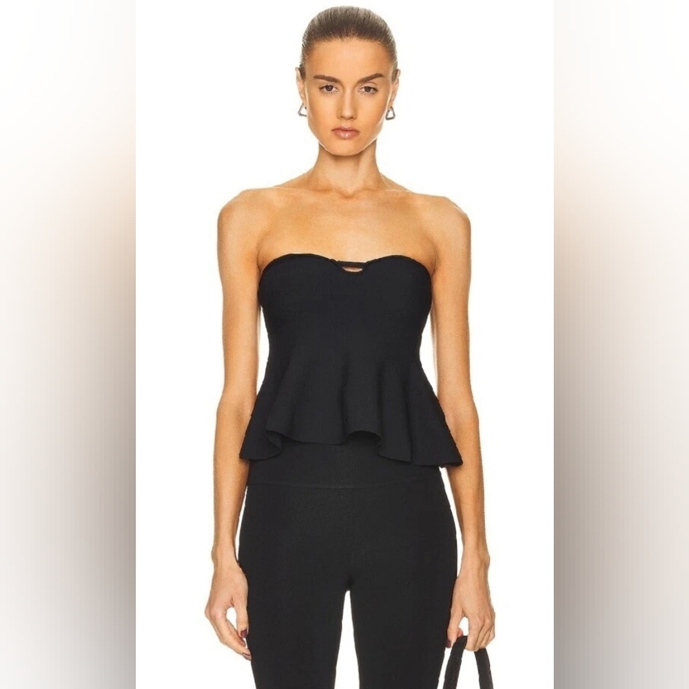 NWT $895 STELLA MCCARTNEY Compact Knit Bustier Top